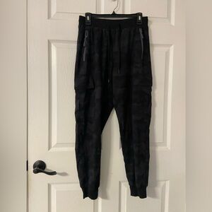 T37- LIBIN Black CAMO Active Jogger Pants